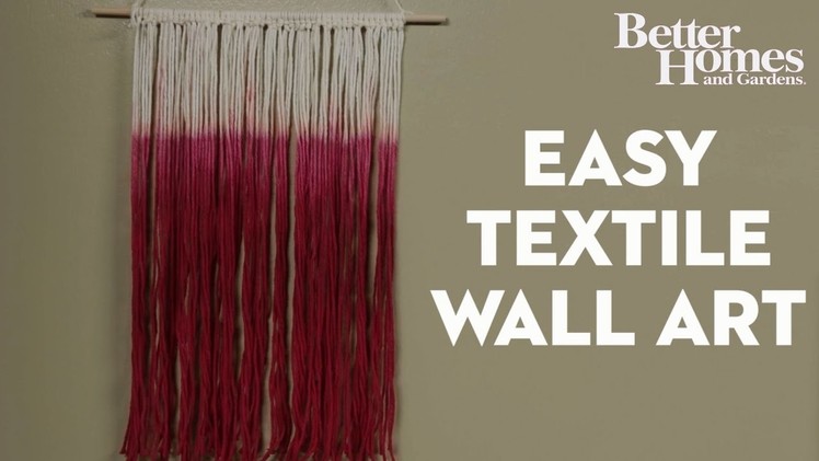 Easy Textile Wall Art
