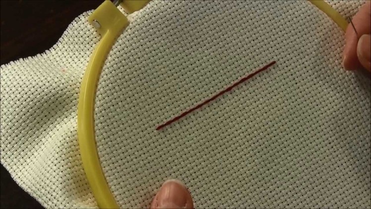 Embroidery Stitch - Backstitch