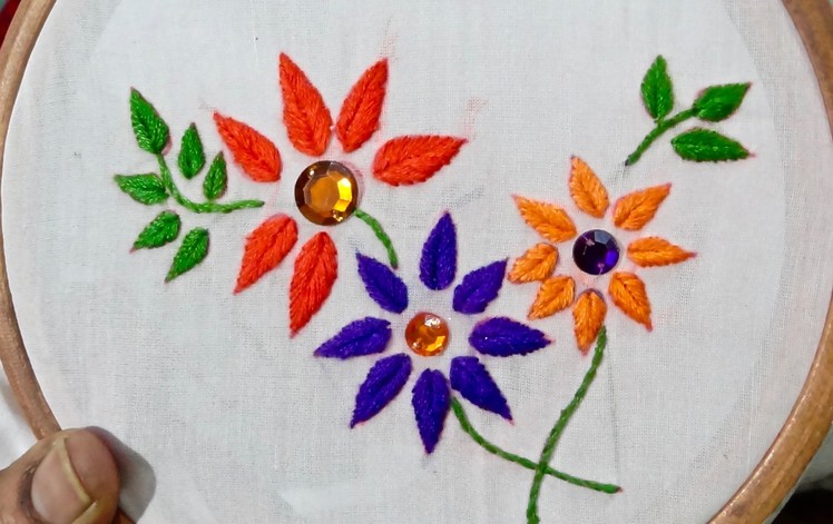 Half Satin Stitch | Embroidery