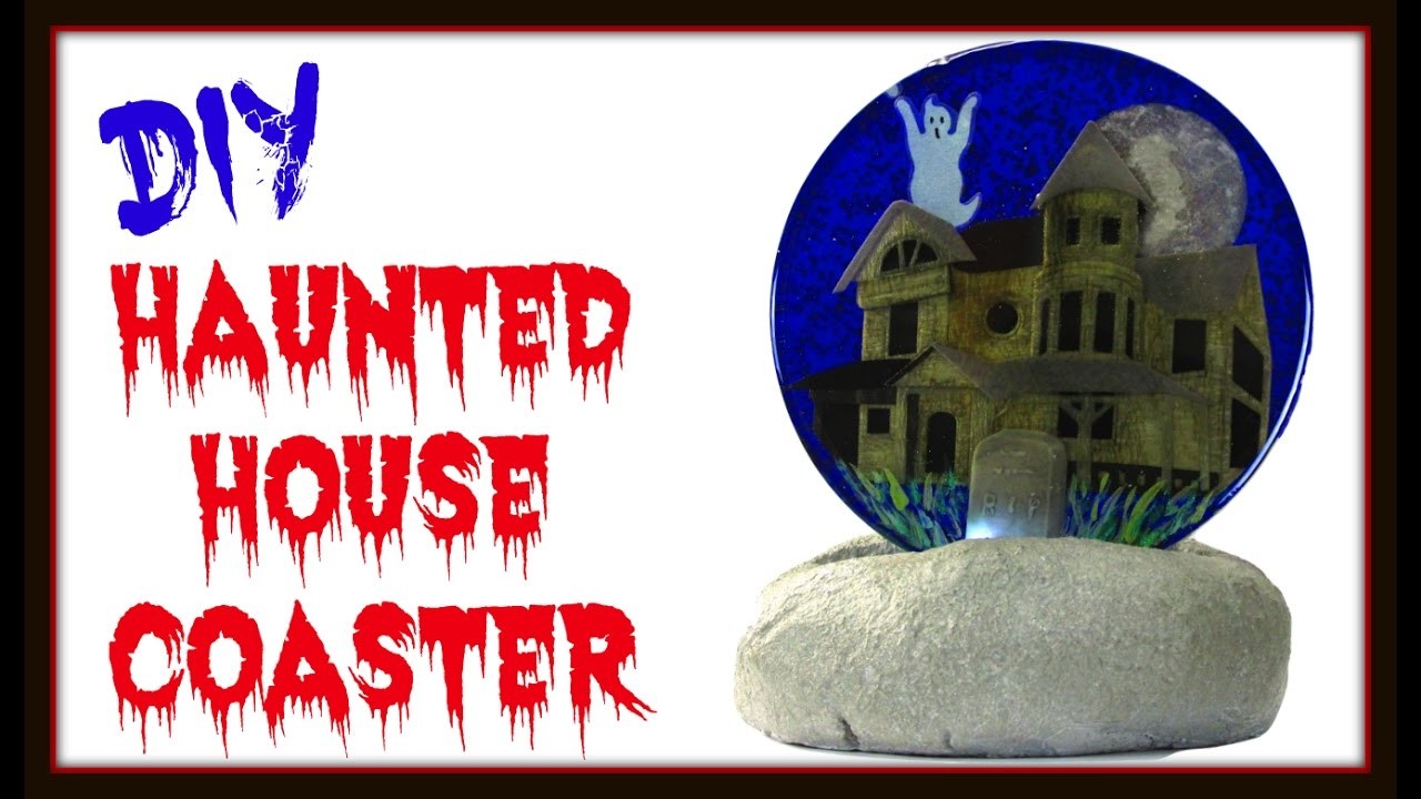 Haunted House Coaster | DIY Project | Another Coaster Friday | Craft Klatch | How To | Halloween Ser