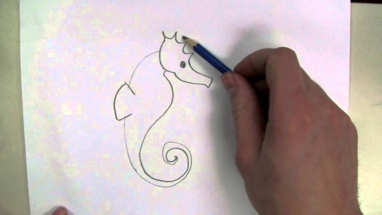 How To Draw: a Seahorse