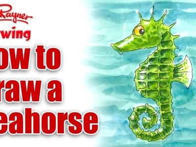 How to draw a Seahorse