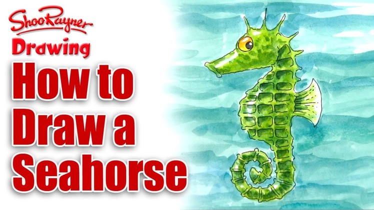 How to draw a Seahorse
