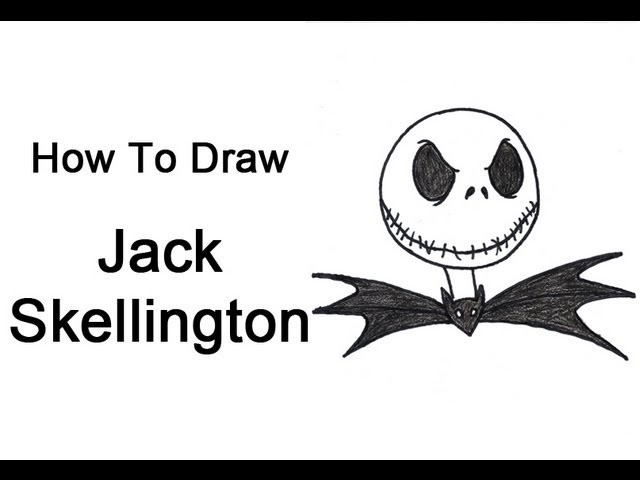 How to Draw Jack Skellington