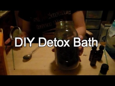 How to Make an Activated Charcoal Detoxifying Bath Salt