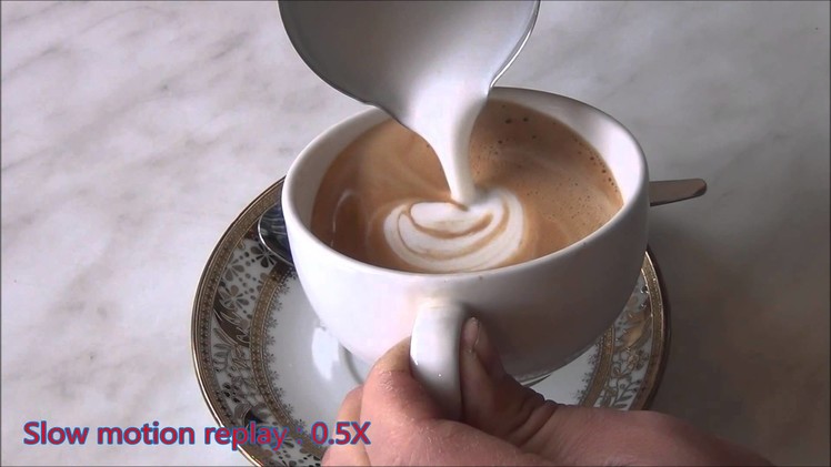 How to make tulip latte art | Creative Latte Art Tutorial 1