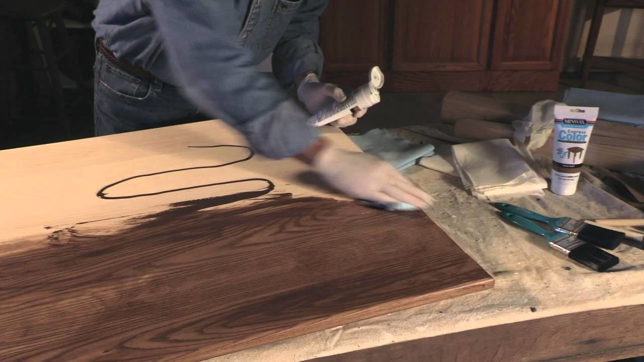 How to Use Minwax Express Color Wiping Stain & Finish