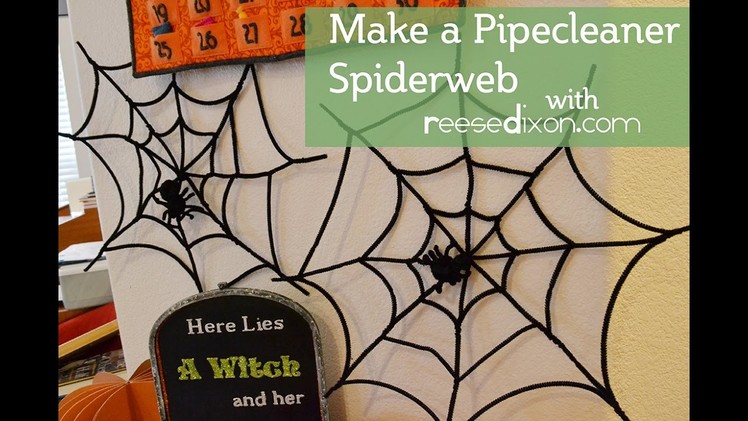 Make a Pipecleaner Spiderweb