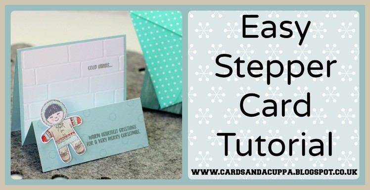 Make a Stepper Card and Matching Envelope. For a card using Cookie Cutter Christmas by SU!