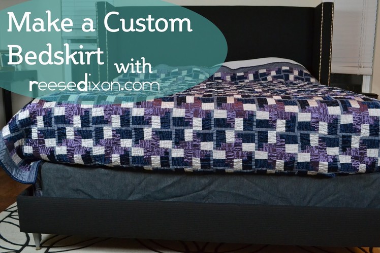 Sew a custom bedskirt