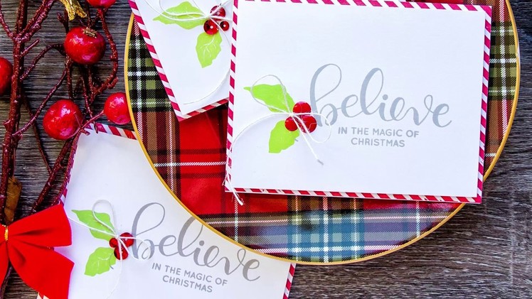 Simple Stamped Christmas Cards