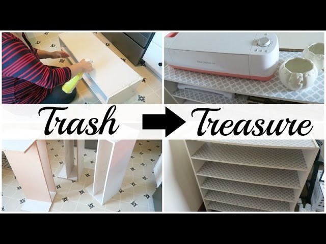 Trash to Treasure | Craft Room Organizer