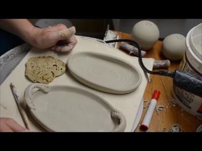 Two Ways to Throw and Alter- Creating OVAL Small Trays on the Potter's wheel