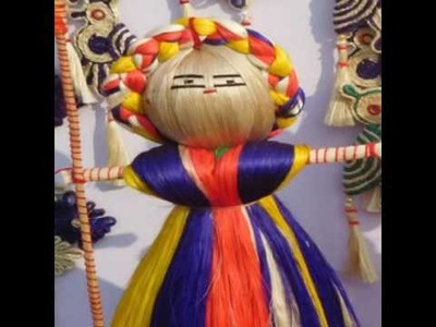 VERY BEAUTIFUL JUTE DOLLS.