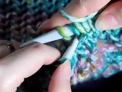 Video tutorial de un cuello a punto calado con dos agujas