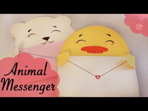 Animal Messenger card - Quick and easy DIY