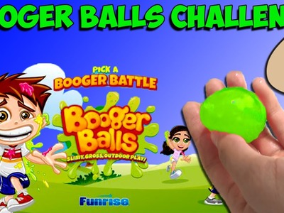 BOOGER BALLS CHALLENGE | Potato Sack Race | DIY Boogers