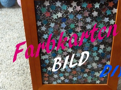 DIY- Bild mit Farbkarten  |  Do It Yourself