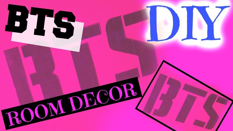 DIY - BTS. KPOP Room Decor | KpopStyled