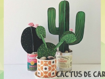 DIY:cactus falsos para decorar
