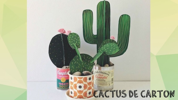 DIY:cactus falsos para decorar