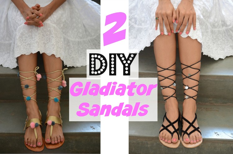 DIY Gladiator Sandals
