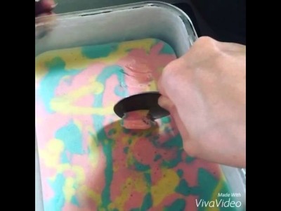DIY Rainbow Ice Cream