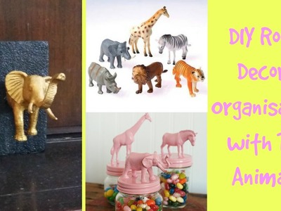 Diy Room Decor.Organisation with Plastic Toy Animals|Jynelle Fernandes
