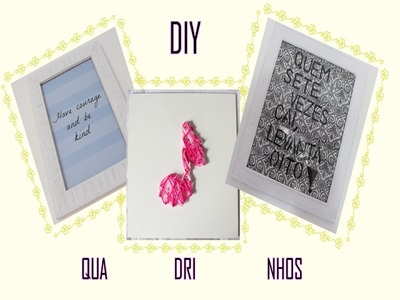 Falida e Consumista - DIY: quadrinhos decorativos