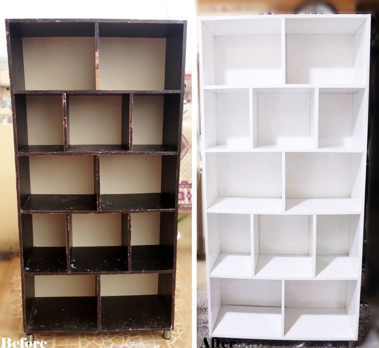 How To: Bookshelf Makeover - kari dasty (boya krdn) - DIY