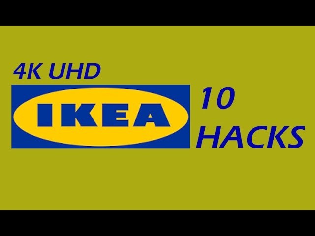 10 Best Ikea Hacks DIY (including 2 NEW ORIGINAL ideas) 4K