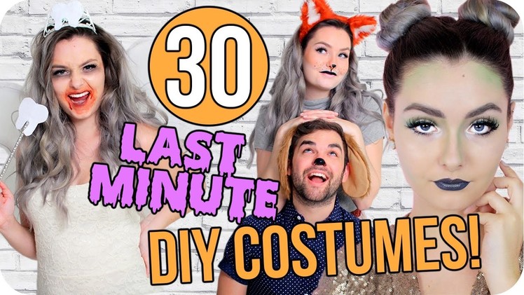 30 Last Minute DIY Halloween Costumes!