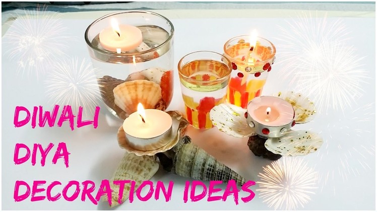 4 DIY- Diwali Diya Decoration Ideas