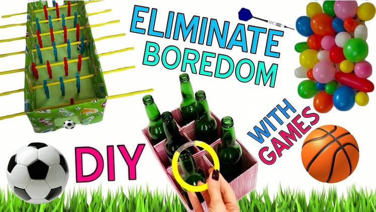 5 DIY ways HOW TO overcome boredom  |  awesome home games