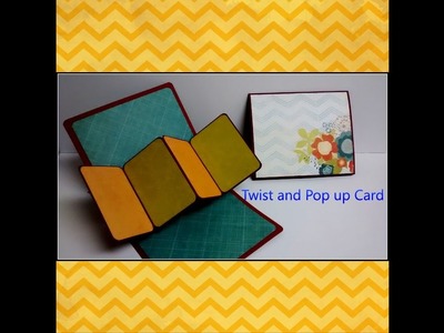 Art and Craft tutorial: How to make Twist and Pop up Card