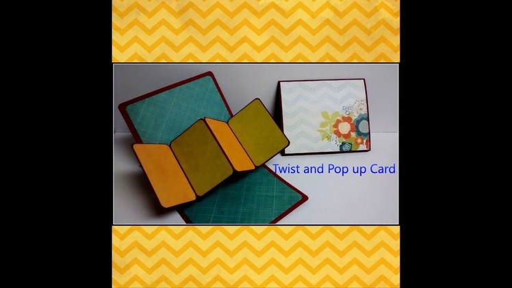 Art And Craft Tutorial How To Make Twist And Pop Up Card