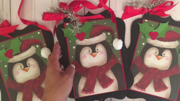 Craft Fair.Holiday Boutique Idea-Christmas Card Door Hanger with Tutorial