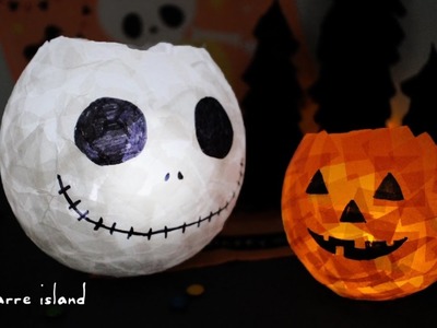 DIY Easy Halloween JACK O'Lantern Nightlight + Ruffle Tree Decor | c for craft