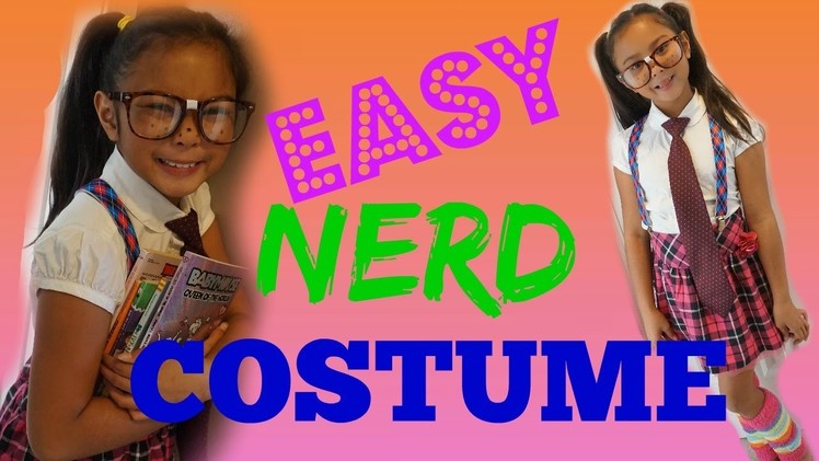 DIY Easy Nerd Halloween Costume