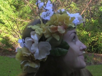DIY Flower Crown | Mother Nature Halloween Idea