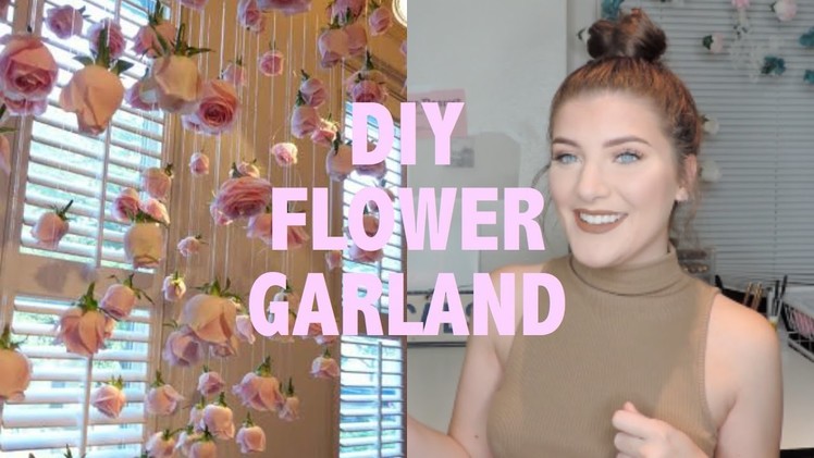 DIY | Flower Garland Room Decor