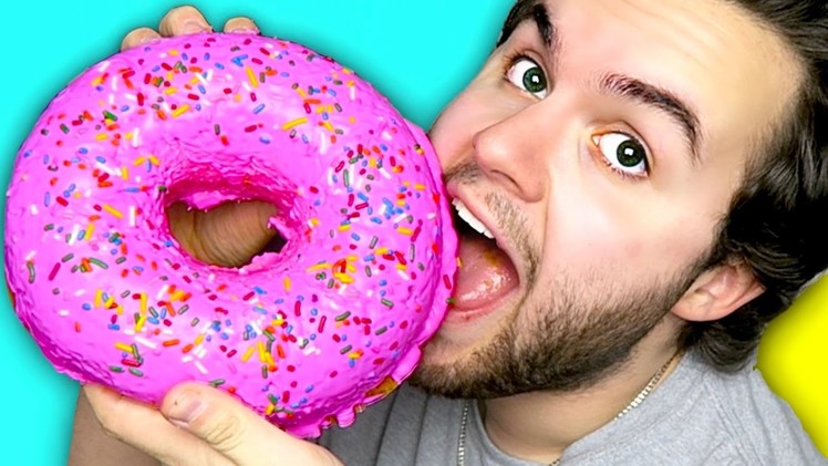 DIY GIANT DUNKIN' DONUTS | How To Make HUGE Donut Cakes Tutorial | Dessert DIYs
