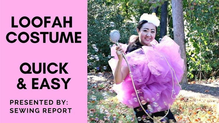 DIY Halloween Costume: Bath Loofah Sponge [Quick & Easy]