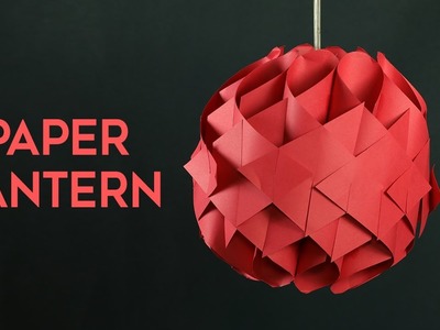 DIY Hanging Paper Lantern - How to Make Paper Lantern at Home