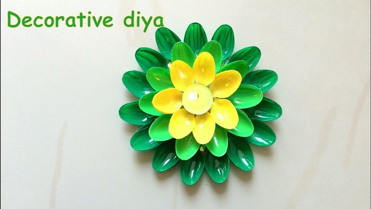 DIY - how to decorate diya for diwali? best out of waste.