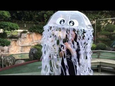 DIY LED Jellyfish costume