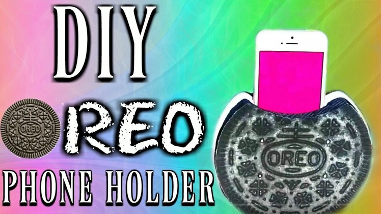 DIY Oreo Phone Charger. Holder !! l Lindssey Lew