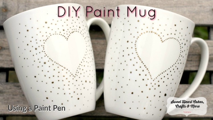 DIY Paint Mug (like the Sharpie Monogram Mug - but better :)