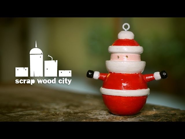 DIY Santa claus for Christmas Ornament Challenge 2016