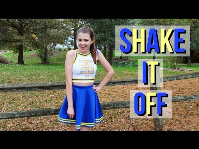 Diy Shake It Off Cheerleader Outfit Taylor Swift Costume Idea
